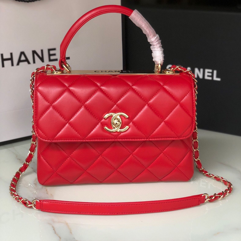 Ch**el top handle bags